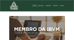 Desktop Screenshot of ibvm.org.br