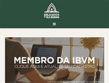 Tablet Screenshot of ibvm.org.br